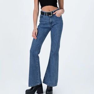 Princess Polly Denim Jeans Dark Wash - US 2 / Dark Wash